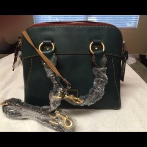 Dooney & Bourke Cameron Florentine Leather Satchel